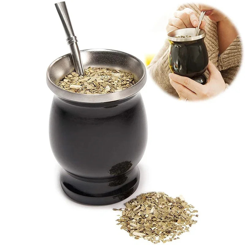 King Mate Tasse à Maté Isotherme en Acier Inoxydable 230 ml