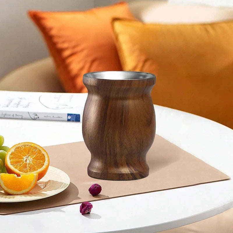 King Mate – Set Maté en Acier Inoxydable Double Paroi avec 2 Bombillas et Brosse de Nettoyage