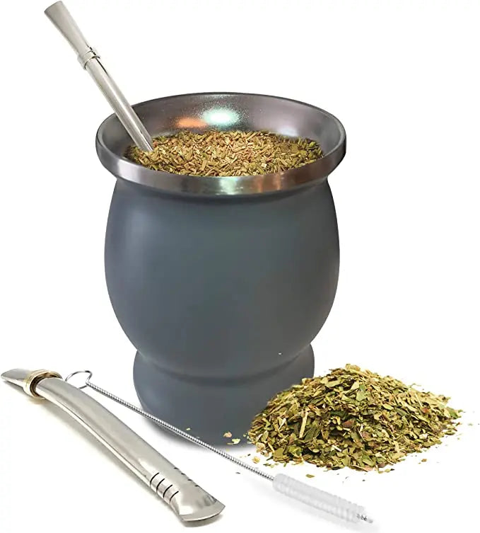 King Mate Calebasse à Maté 230 ml avec Couvercle