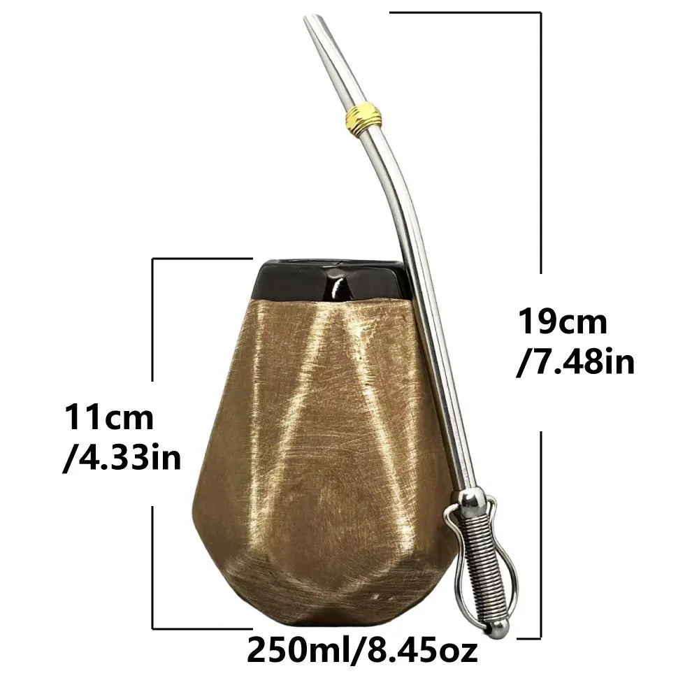 King Mate Tasse à Maté en Céramique 250 ml