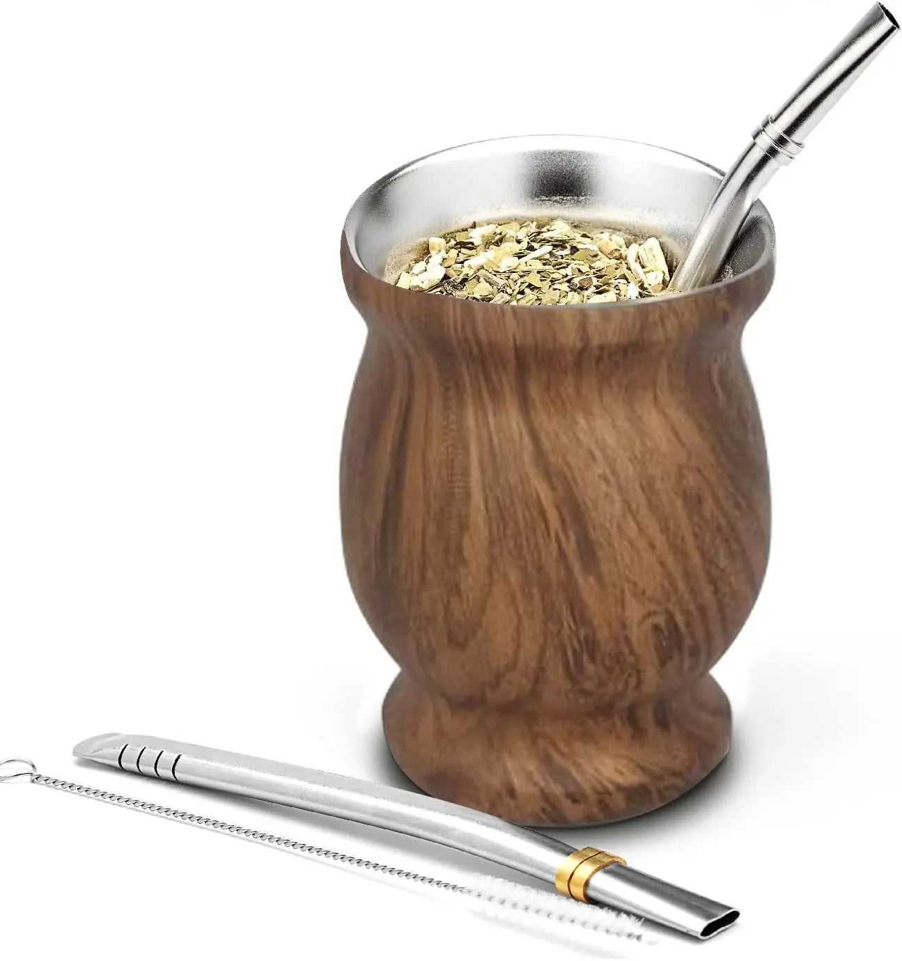 King Mate Calebasse à Maté 230 ml avec Couvercle