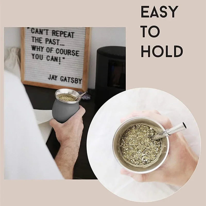 King Mate Tasse à Maté Isotherme en Acier Inoxydable 230 ml