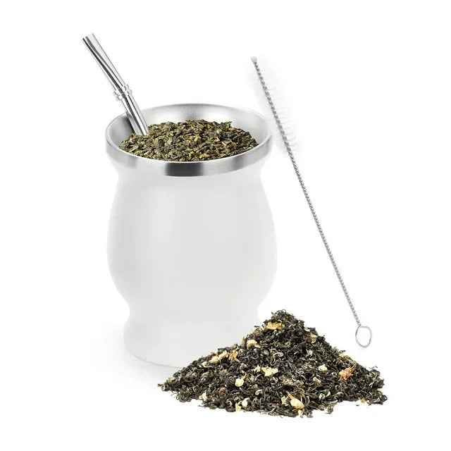 King Mate Tasse à Maté Isotherme en Acier Inoxydable 230 ml
