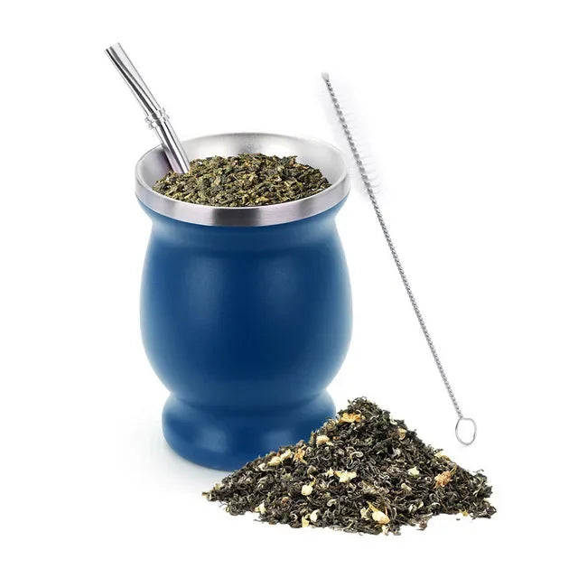 King Mate Tasse à Maté Isotherme en Acier Inoxydable 230 ml